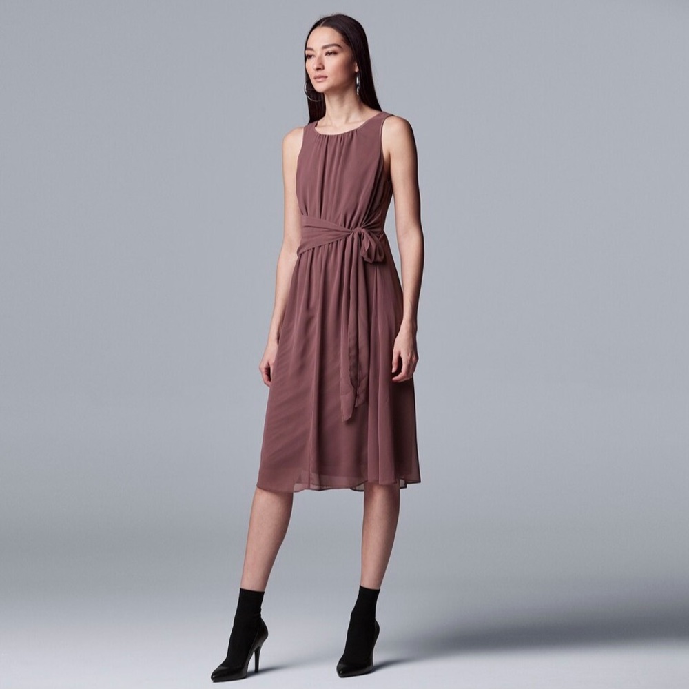 NWOT Simply Vera Wang Midi Dress XS